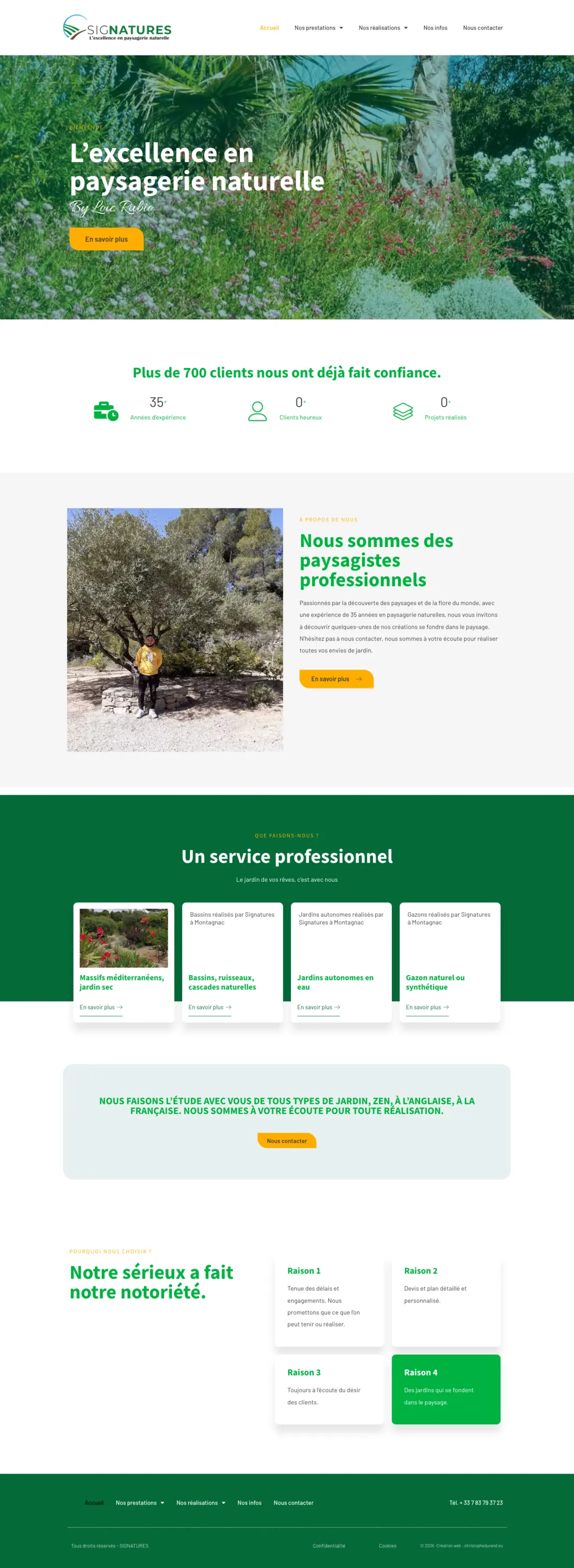 Capture du site Signatures 34