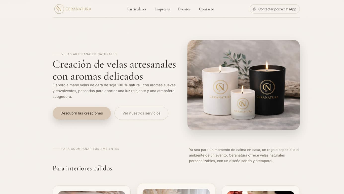 Aperçu du site Ceranatura