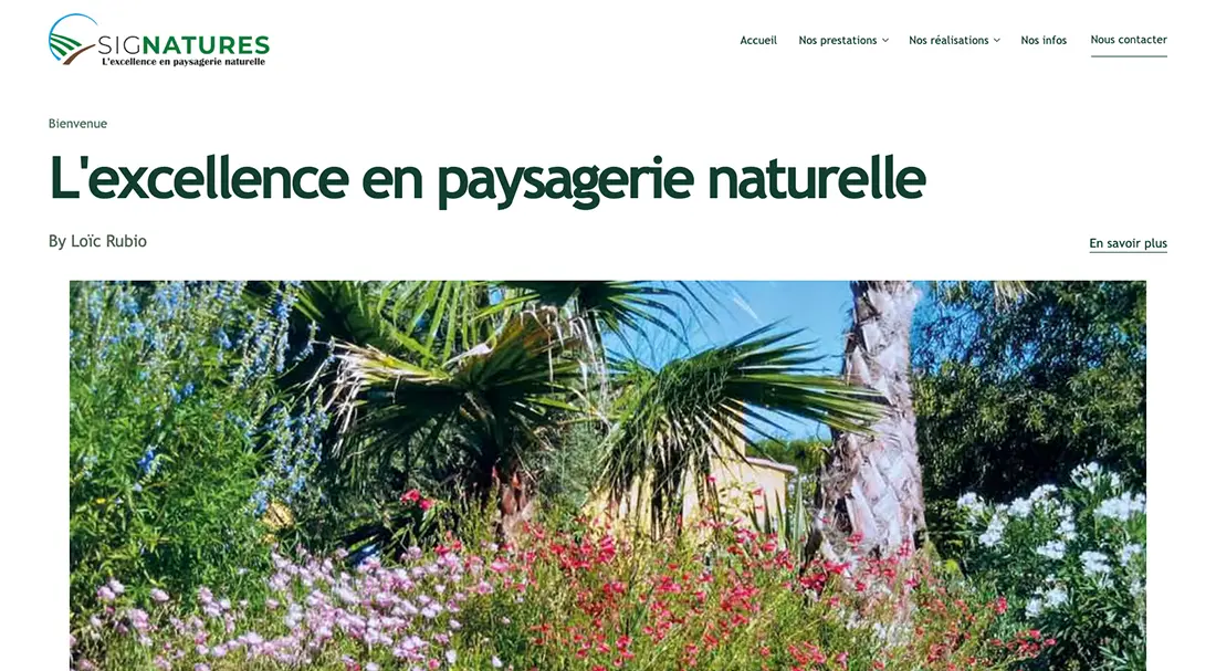 Capture du site Signatures 34